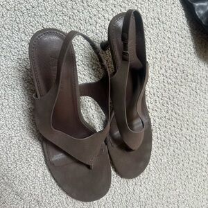 Atwell strappy thong sandals mocha size 10